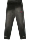 Diesel Elastic Waist Track Pants In 02