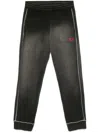 Diesel Elastic Waist Track Pants In 02