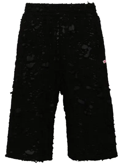 Diesel P-wo-pock Track Shorts In Blue
