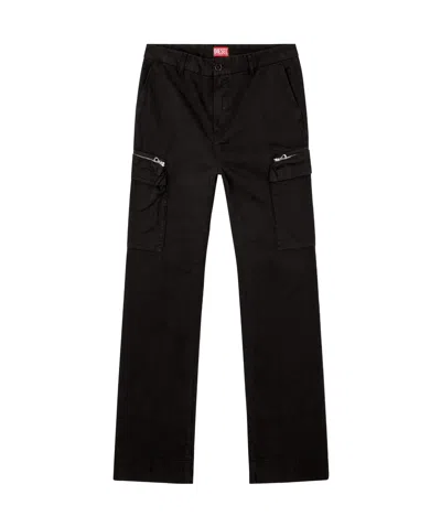 Diesel P-ye Trousers In Black