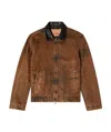Diesel Brown D-rohe-s Denim Jacket In Brown