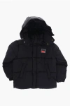 Diesel Padded Jpil Jacket With Removable Hood