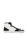 Diesel Padded-ripstop And Suede High-top Sneakers In Multicolor