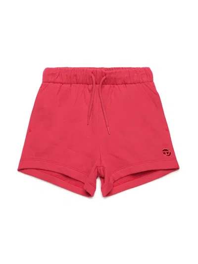 Diesel Kids' Pagl Shorts In Red