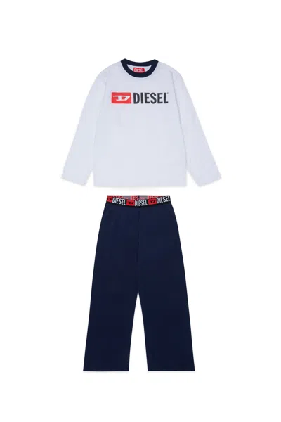 Diesel Kids' Pajamas With Logo In Multi