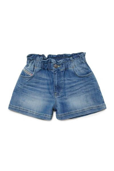 Diesel Kids' Pamlix Shorts  Shorts In Light Shaded Denim In Blue