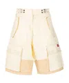 Diesel Panelled Multi-pocket Cargo Shorts In Neutral