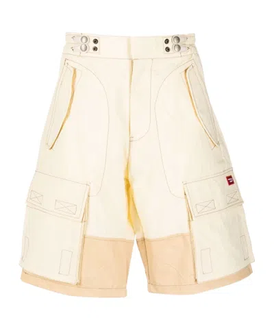 DIESEL PANELLED MULTI-POCKET CARGO SHORTS