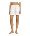 Diesel Pansy-d-core Floral-print Pajama Shorts In White