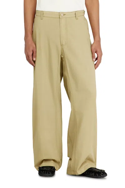 Diesel Cotton Ripstop Pants With Side Buckles In Multi