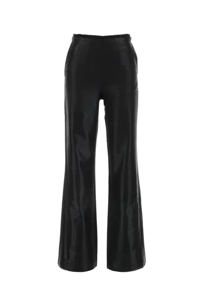 DIESEL PANTALONE P-LUMYS IN MISTO POLIESTERE NERO  DONNA