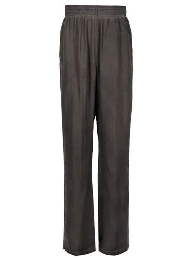 Diesel Wide Leg Lightweight Tailored Mens Pants In Brown