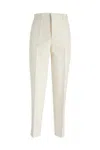 Diesel Trousers With Back Pockets And Front Crease In 1ab