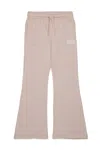 Diesel Pantaloni Bootcut Con Logo Oval D In Neutral