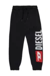 Diesel Logo-print Track Pants In Black