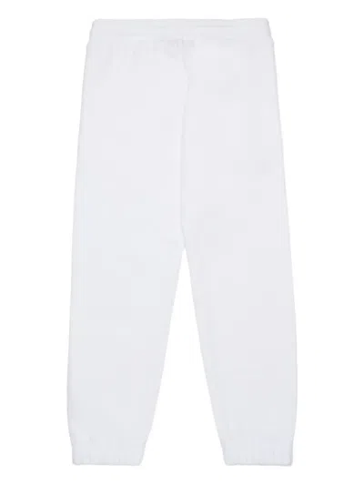 Diesel Kids' Pantli Logo-print Track Pants In White