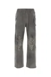 Diesel Grey Stretch Cotton Blend P-percy Joggers