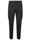 Diesel Man Pants Charcoal Size 40 Cotton, Elastane In Black