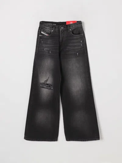 Diesel Pants  Kids Color Black