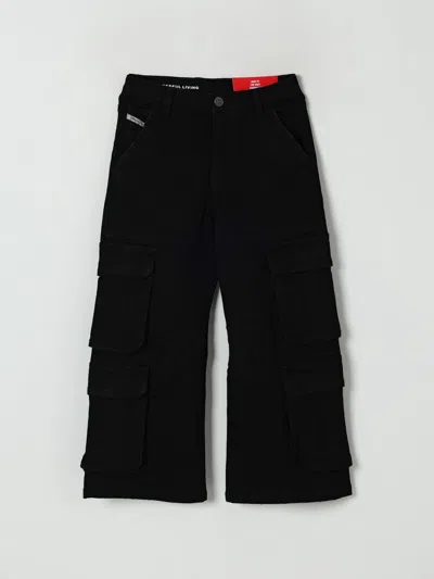 Diesel Pants  Kids Color Black
