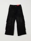 Diesel Pants  Kids Color Black In Black