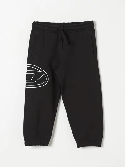 Diesel Trousers  Kids Colour Black In Schwarz