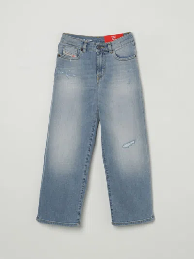 Diesel Pants  Kids Color Blue