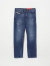 Diesel Pants  Kids Color Denim In Denim