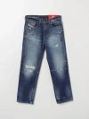 DIESEL PANTS DIESEL KIDS COLOR DENIM,F31511028