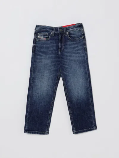 Diesel Pants  Kids Color Denim In Blue