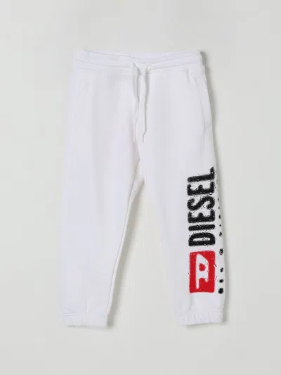 Diesel Pants  Kids Color White