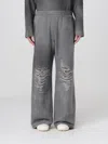 Diesel Grey Stretch Cotton Blend P-percy Joggers In Grey
