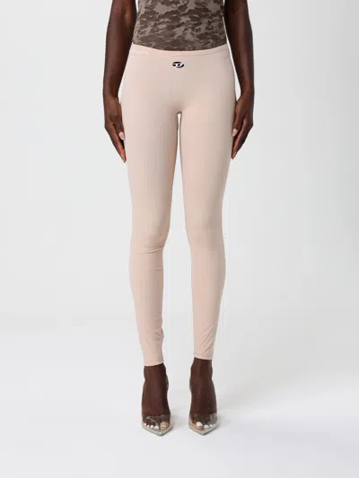 Diesel Pants  Woman Color Beige In Nude