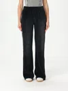 Diesel Velvety Trousers With Elastic Waistband In Black
