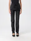 Diesel Jeans  Woman Color Black In Black