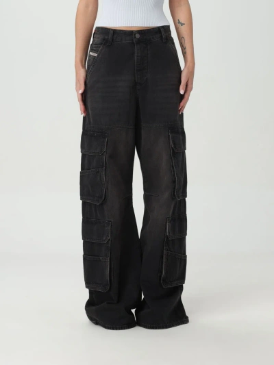 Diesel Trousers  Woman In Black