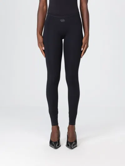 Diesel Pants  Woman Color Black In Blue
