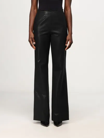 Diesel Wide Leg Pant In Schwarz
