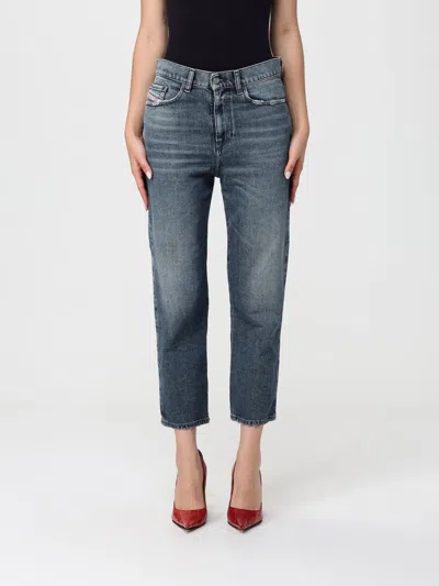 Diesel Pants  Woman Color Denim In Blue