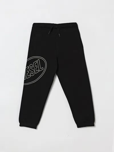 Diesel Pants Kids  In Black