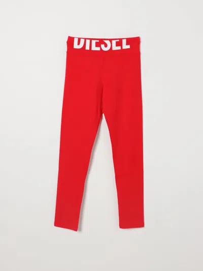 Diesel Pants Kids  In Red