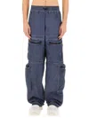 Diesel Pants "p-noode-a" In Multicolour