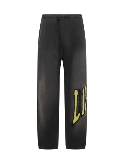 Diesel Trousers With Shaded Effect And Logo In Black