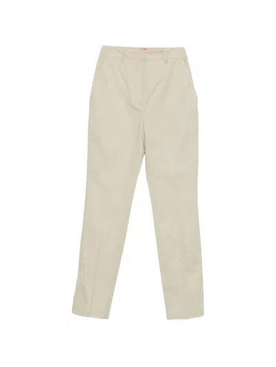 Diesel P-aolina Straight Trousers In Neutral