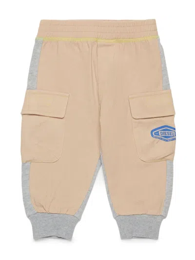 Diesel Babies' Pardib Tracksuit Bottoms In Neutrals