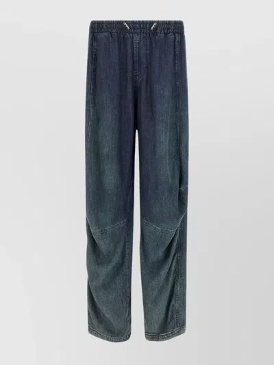 Diesel Paris Drawstring Waistband Jeans In Blue