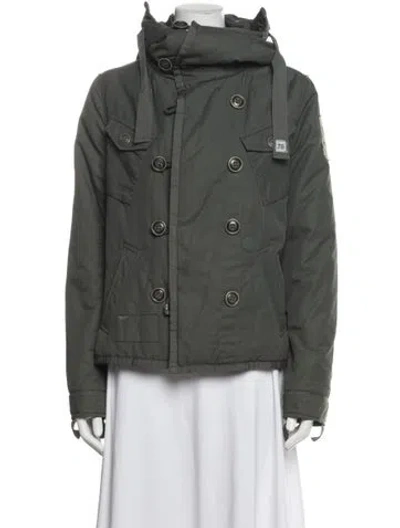 Pre-owned Diesel Parka In Gray