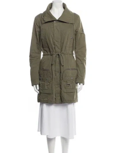 Pre-owned Diesel Parka In Green