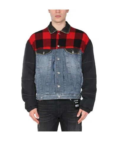 Diesel Patch-work Bomber Jacket In Multi