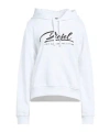 Diesel Patterned Hooded Sweatshirt In White